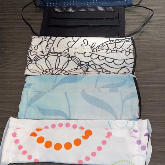 Homemade rewashable reusable face masks. 3 layers - Picture 2 of 6